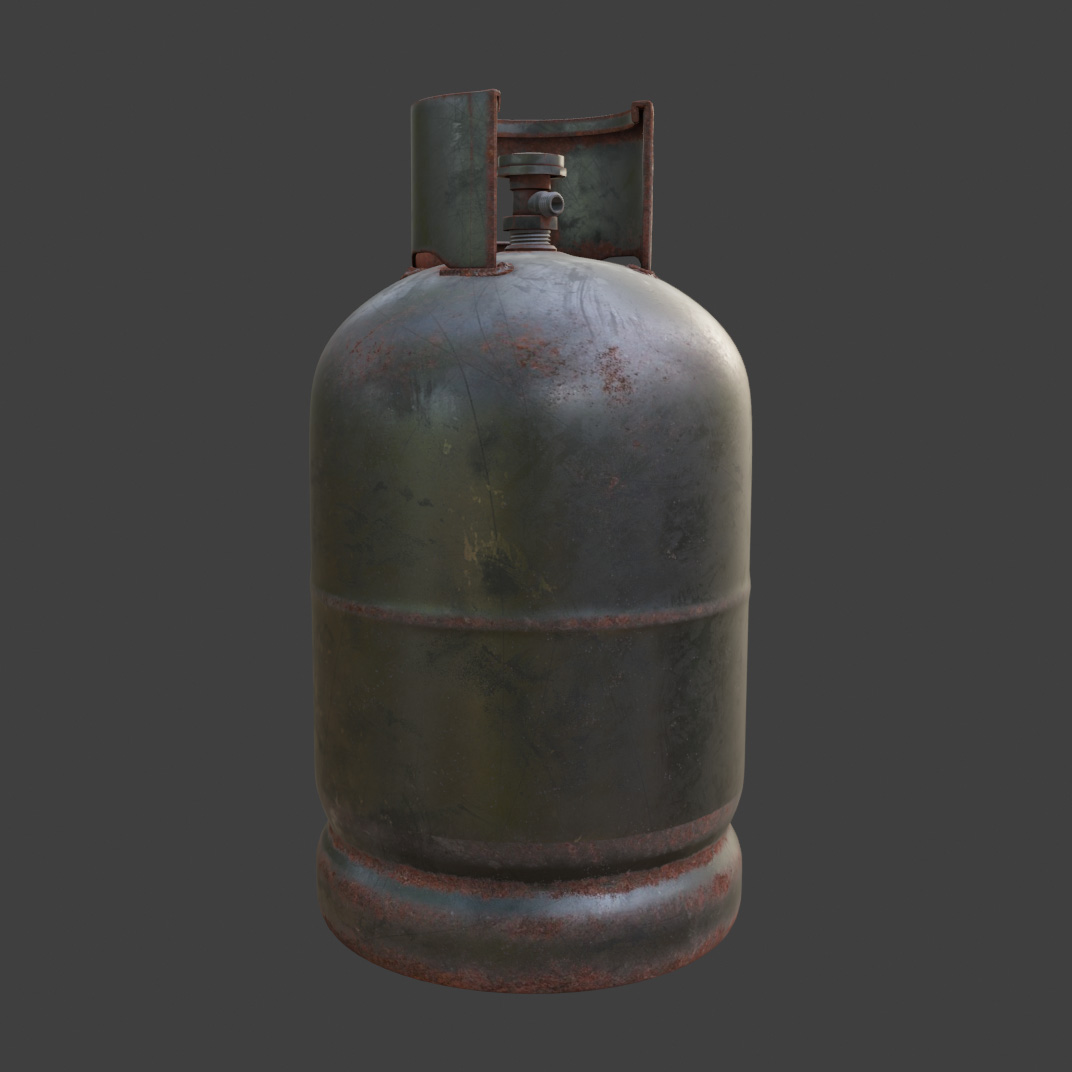 Rusty propane tank preview image 1